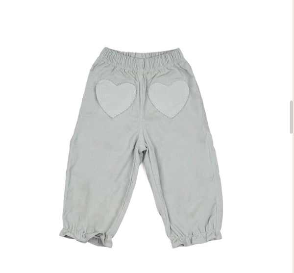 Wild Wawa - Heart Pocket Pants in Blue