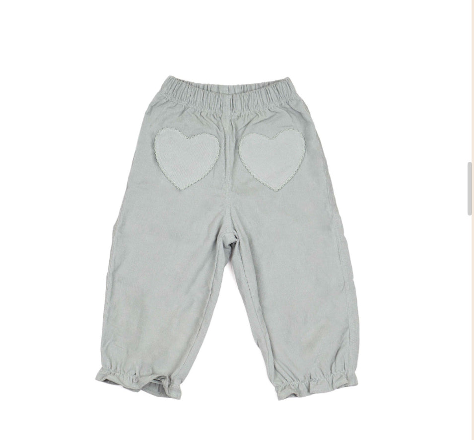 Wild Wawa - Heart Pocket Pants in Blue