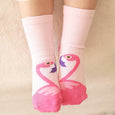 Vaenait Baby - Flamingo Zoo Socks Baby Animal Socks-C