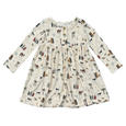 Babysprouts | Girl's Long Sleeve Henley Dress
