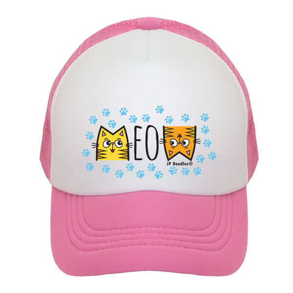 JP Doodles - Meow Cat Kids Trucker Hat