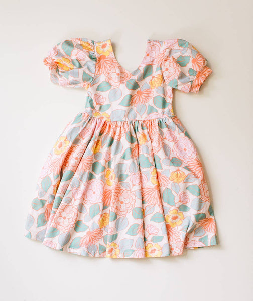 Ollie Jay - Puff Twirl in Soft Floral | Girls Spring Clothing