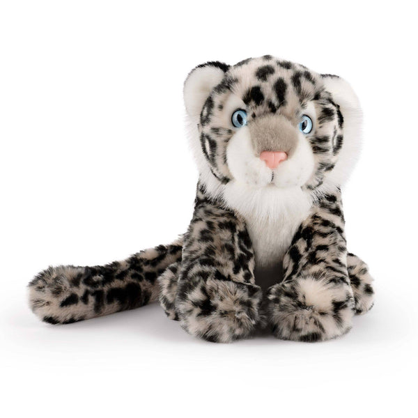 Keycraft - Living Nature Sitting Snow Leopard Plush