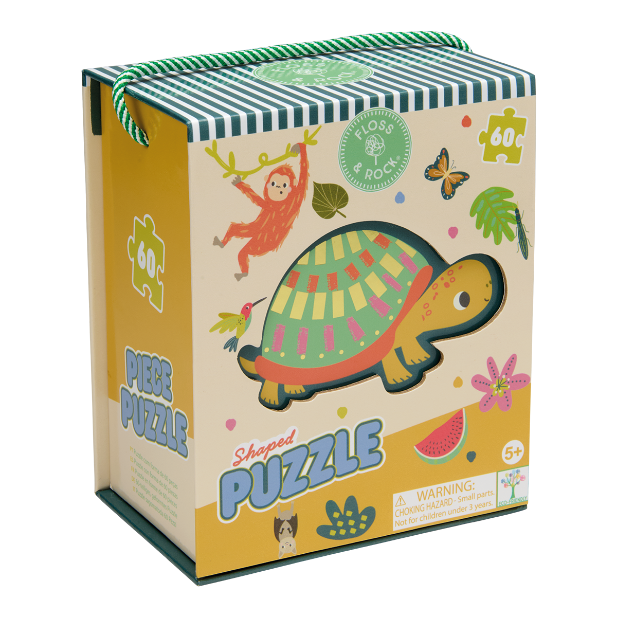 Floss and Rock - Jungle 60pc Shaped Puzzle