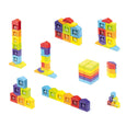 Toysmith - Cubika Wooden Construction Set Colorful Houses