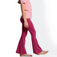 Mightly - Girls Flared Leggings Raspberry