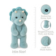 World Softest Plush 16 inch - TyTy Triceratops - Beverly Hills Teddy Bear Company