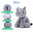 The Petting Zoo - 9" (21cm) Wild Onez Rhino
