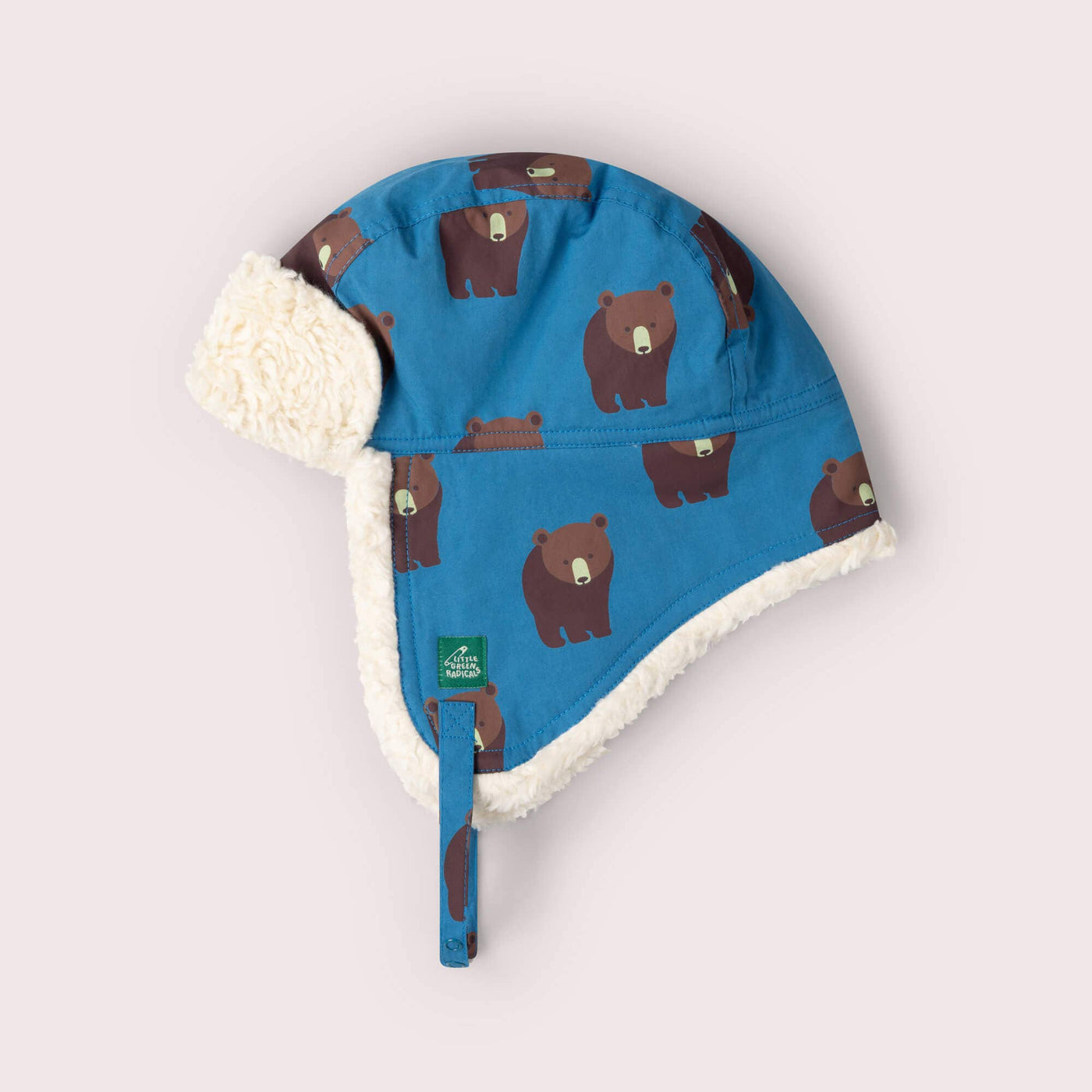 Little Green Radicals - Blue Bears Sherpa Fleece Cosy Hat