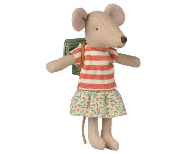 Maileg - Tricycle Mouse, Big Sister - Green