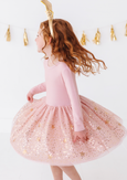 Bird & Bean® - Kids Star Dress - Girls Tulle Twinkle Holiday Dress - Stella