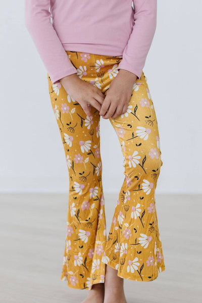 Mila & Rose - Dandelions Fall Ribbed Velvet Bells