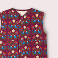 Little Green Radicals - Folk Birds Sherpa Lined Reversible Gilet
