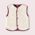 Little Green Radicals - Folk Birds Sherpa Lined Reversible Gilet