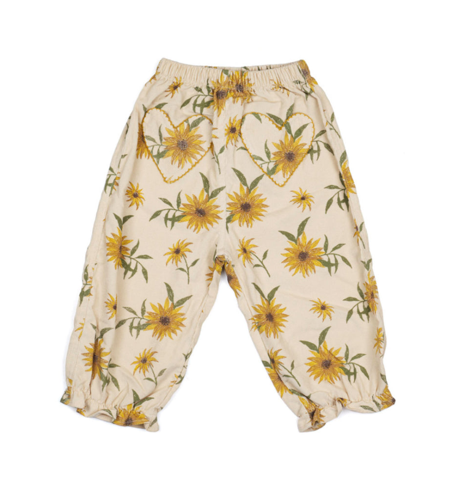 Wild Wawa - Heart Pocket Pants in Sunflower