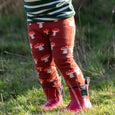 Little Green Radicals - Mushroom Tie Waist Knitted Joggers