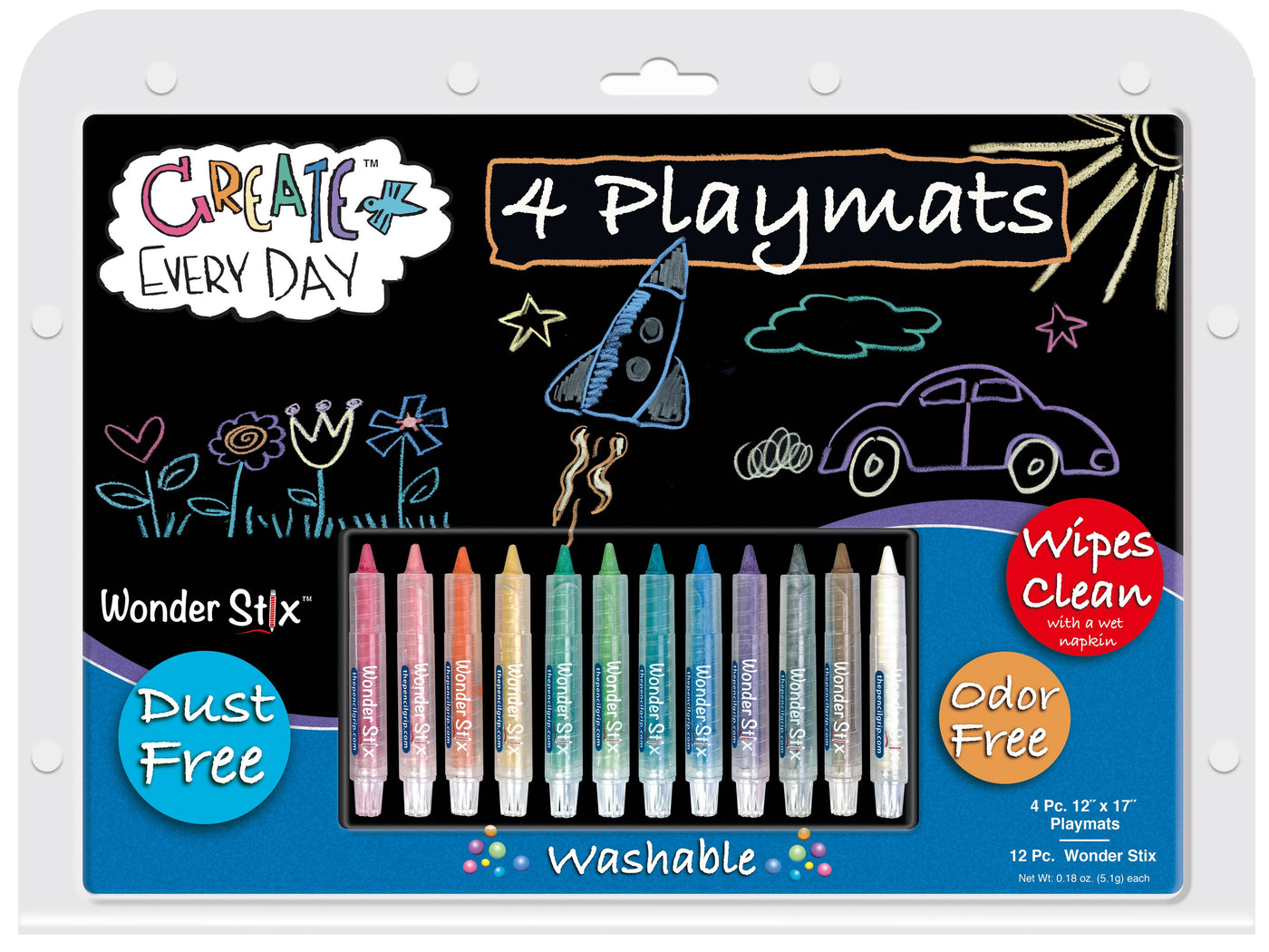 TPG Creations / The Pencil Grip - 12" x 17" WS Playmat Kit   (4 pc Set) TPG-649