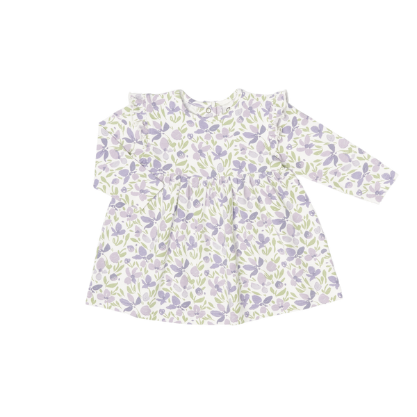 Coccoli - Violet on Cream Modal Dress