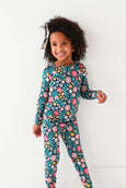 Bird & Bean® - Bamboo Navy Floral - Maren pajamas