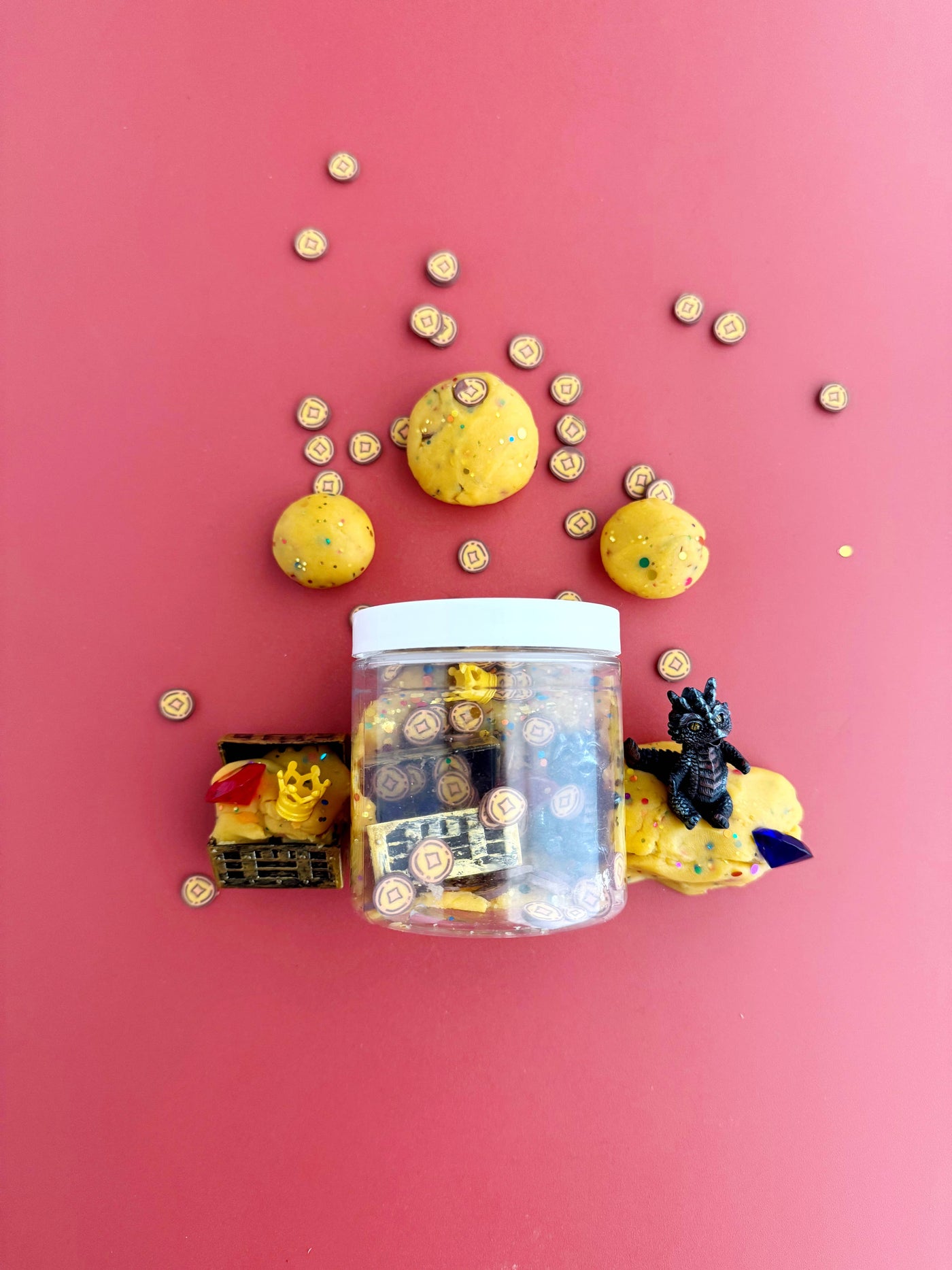 Earth Grown Kid Dough- Dragon Treasure Mini Dough-to-Go