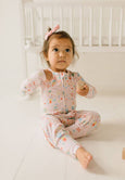 Ollie Jay - Zippy Bamboo Baby PJ in Sugar Plum