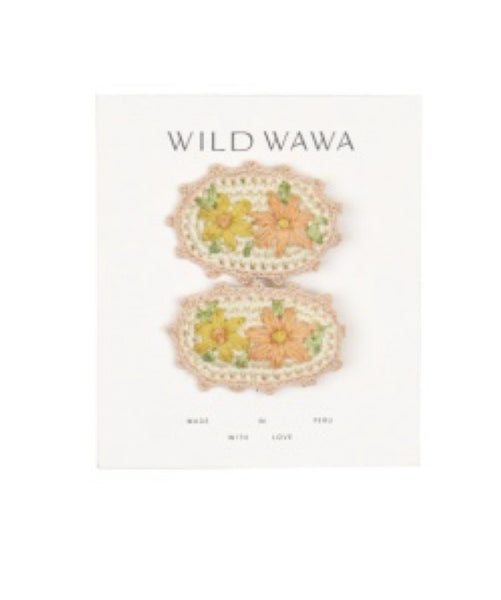 Wild Wawa - Crochet Clip - Mauve Meadow