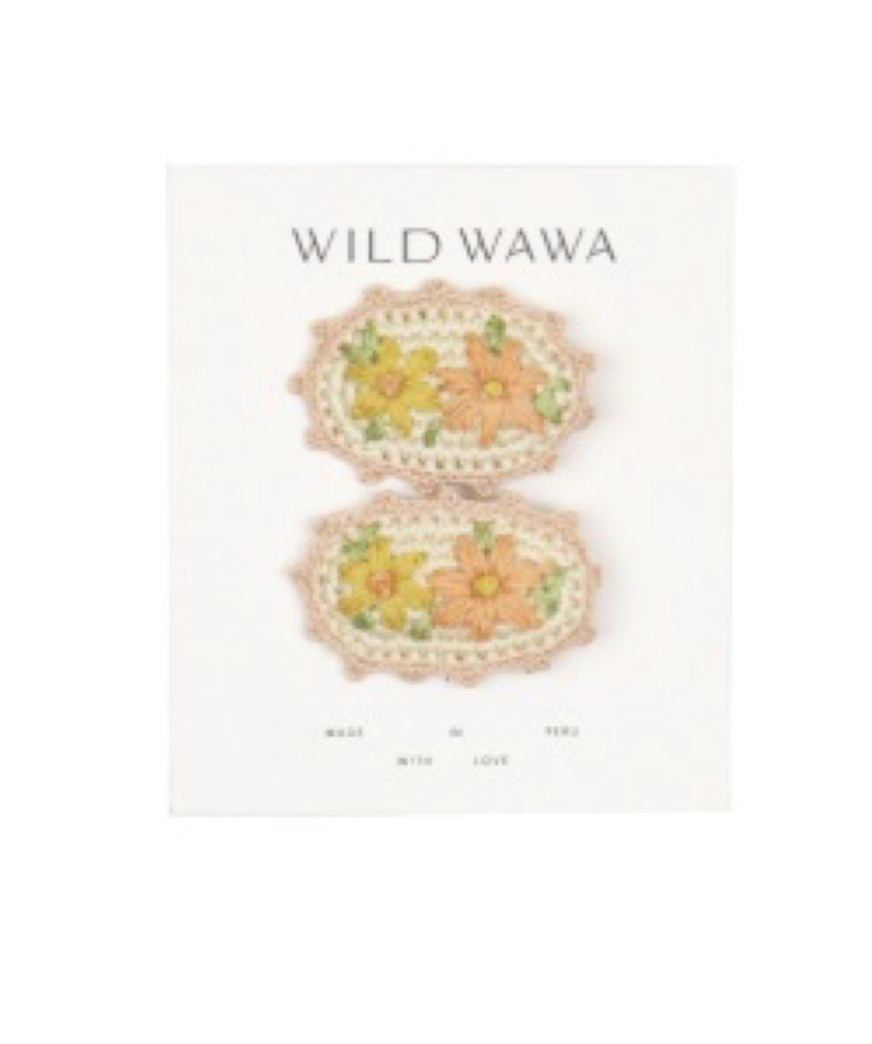 Wild Wawa - Crochet Clip - Mauve Meadow