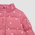 Miles the Label - Hearts Print on Mauve Corduroy Light Weight Jacket
