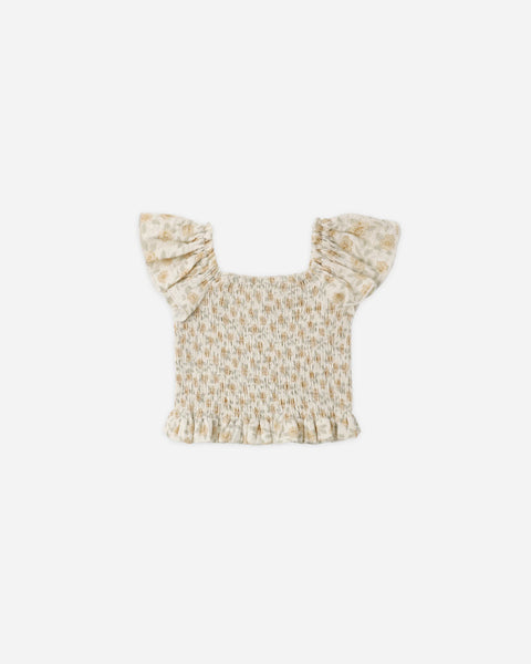 Rylee & Cru l Zayli Top - Yellow Floral