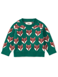 Tea Collection - Family Fox Sweater