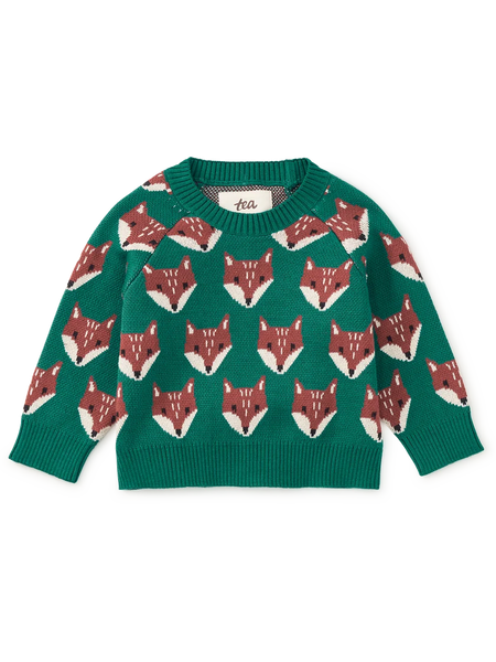 Tea Collection - Family Fox Sweater