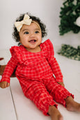 Ollie Jay - Mabel Romper in Red Picnic Plaid