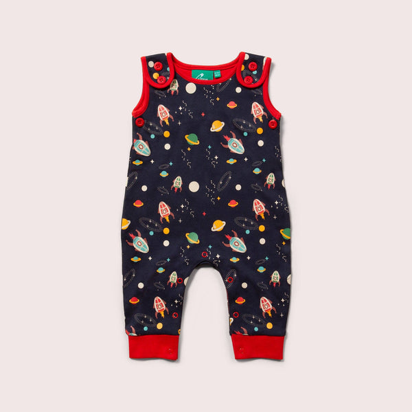 Little Green Radicals - Outer Space Everyday Dungarees