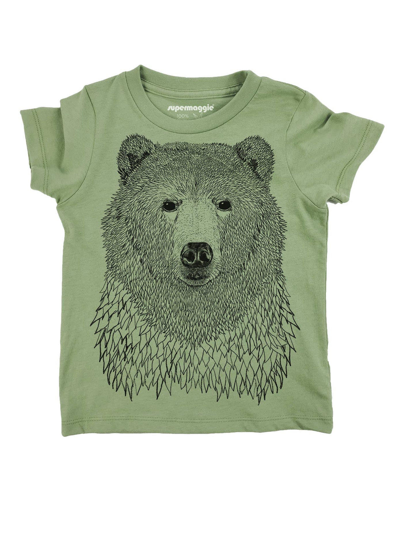 Bear Organic Cotton Tee- Super Maggie