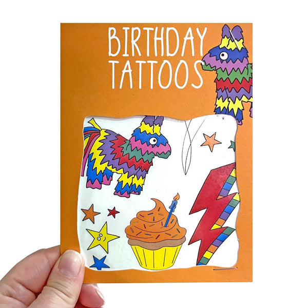Neon Magpie - Birthday Transfer Tattoos