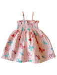 SIIX Collection - Whimsical Butterflies / Muslin Smocked Tube Dress