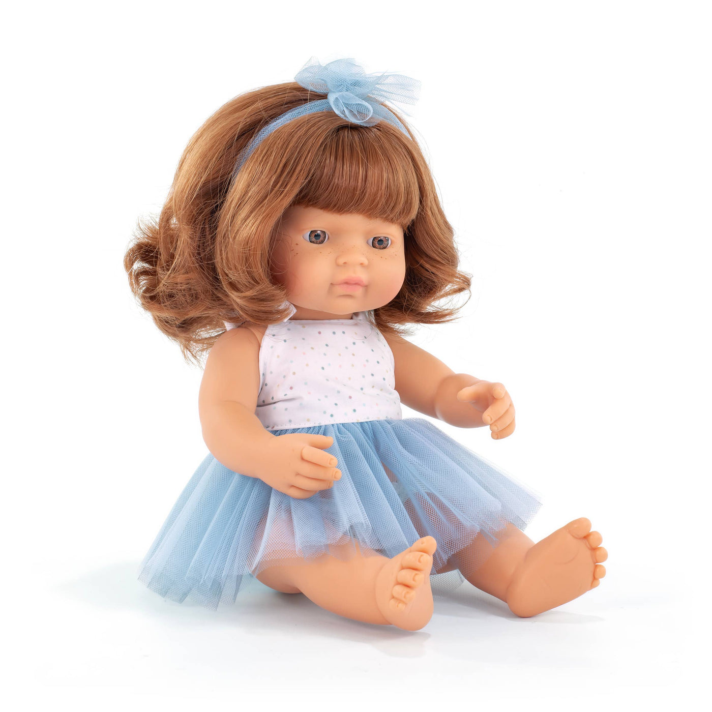 Miniland - Baby Doll Redhead girl 15''