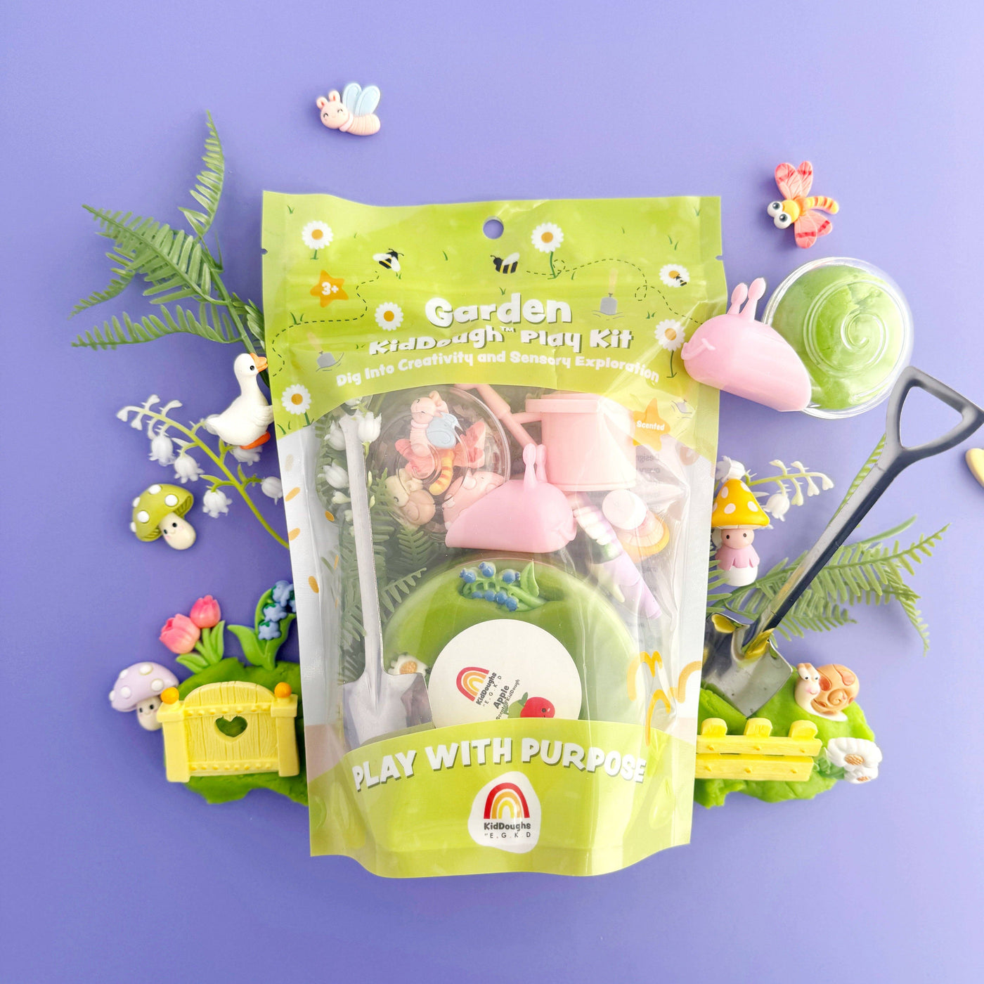 Garden KidDough Play Kit - Earth Grown