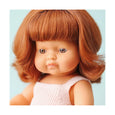 Miniland - Baby Doll Redhead Girl 15"