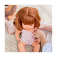 Miniland - Baby Doll Redhead Girl 15"