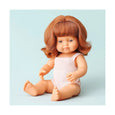 Miniland - Baby Doll Redhead Girl 15"