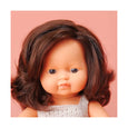 Miniland - Baby Doll Brunette Girl 15"