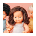 Miniland - Baby Doll Brunette Girl 15"