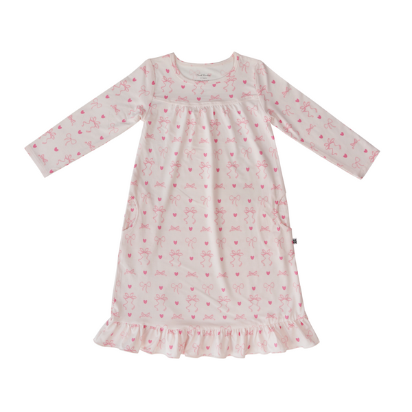 Sweet Bamboo - Sweet Bows- Boho Dress/Nightgown
