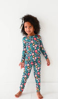 Bird & Bean® - Bamboo Navy Floral - Maren pajamas