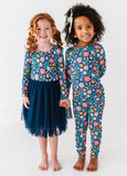 Bird & Bean® - Bamboo Navy Floral - Maren pajamas
