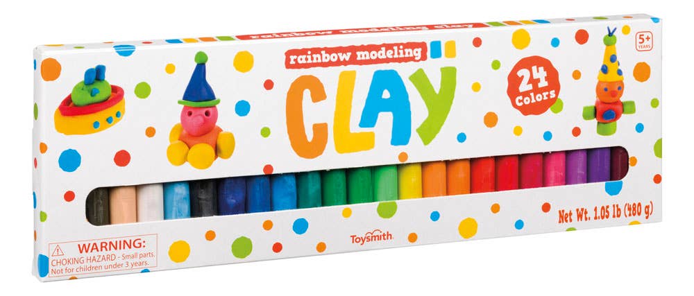 Toysmith - Rainbow Clay, 24 Different Colors