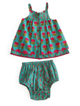 Layola Layered Swing Dress : TEAL : Infant : Toddler : Big Girl : Yo Baby