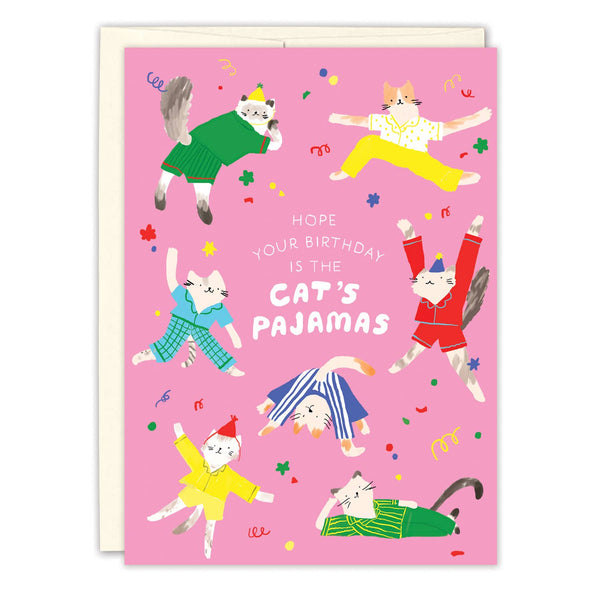 Biely & Shoaf - Cat's Pajamas Birthday Card