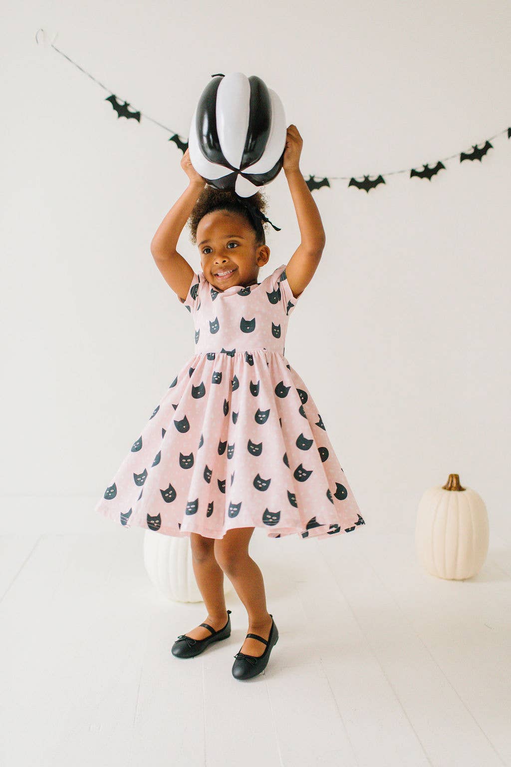 Ollie Jay - Puff Dress in Black Cat